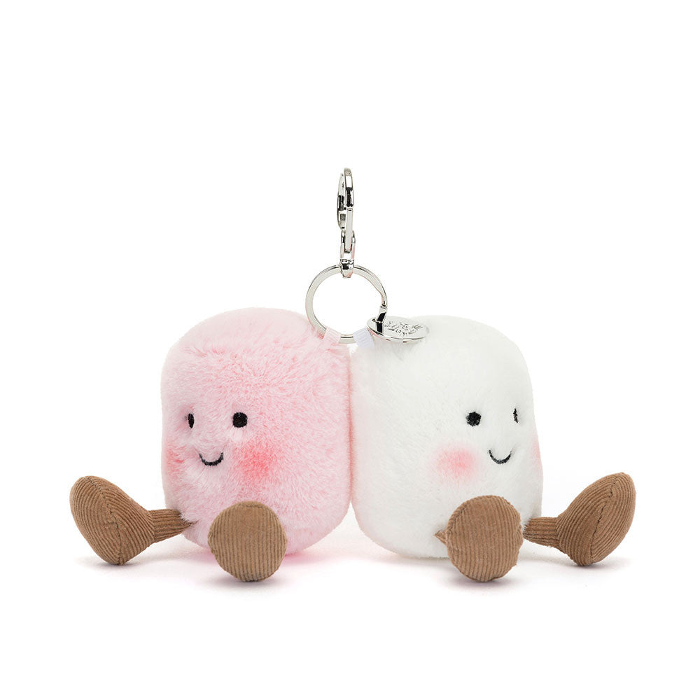 Jelly Plush Bag Charm Keychain – Soft & Cute Accessory