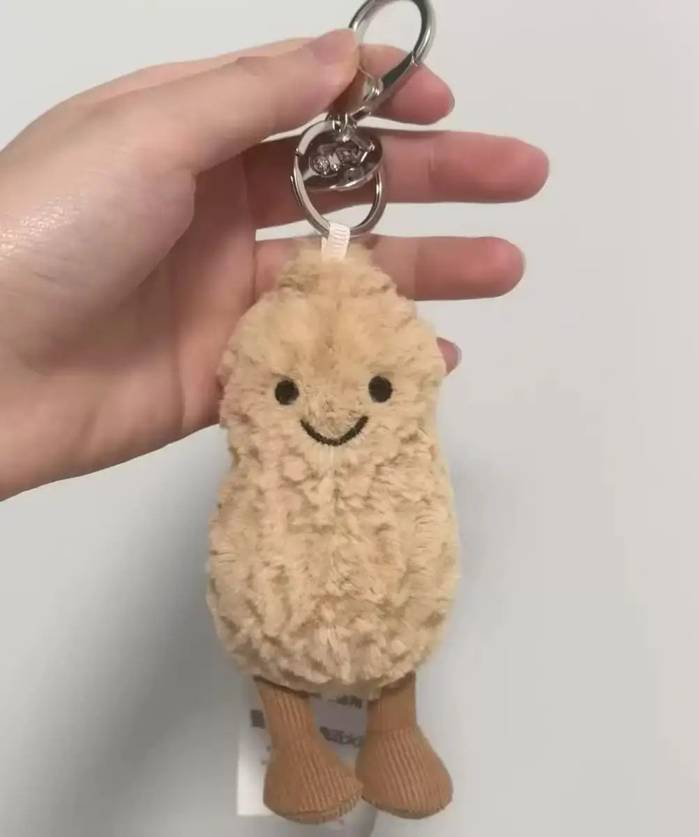 Jelly Plush Bag Charm Keychain – Soft & Cute Accessory