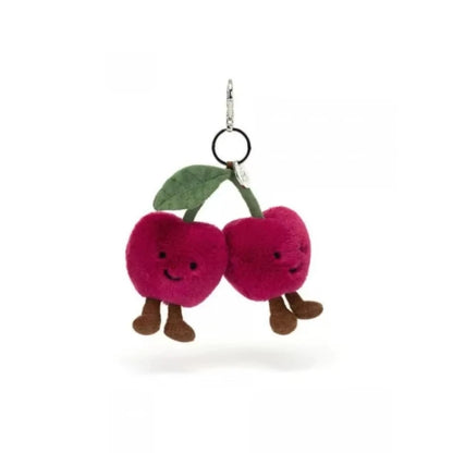 Jelly Plush Bag Charm Keychain – Soft & Cute Accessory
