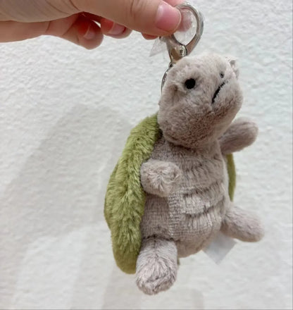 Jelly Plush Bag Charm Keychain – Soft & Cute Accessory