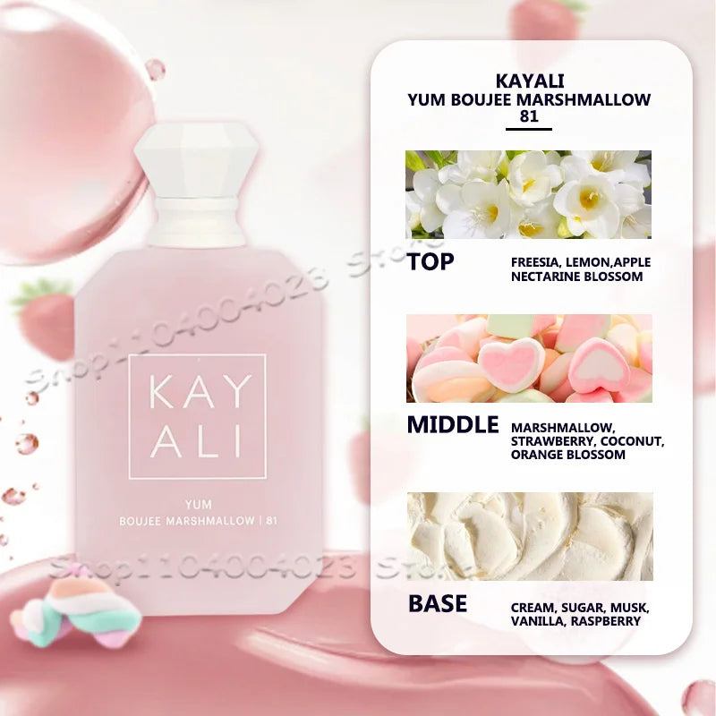 Indulge in Luxury with KAYALI 81 Yum Boujee Marshmallow Eau De Parfum - 100ML Unisex Original Arabic Perfume