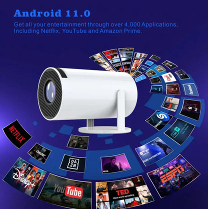 4K Bluetooth Mini Projector