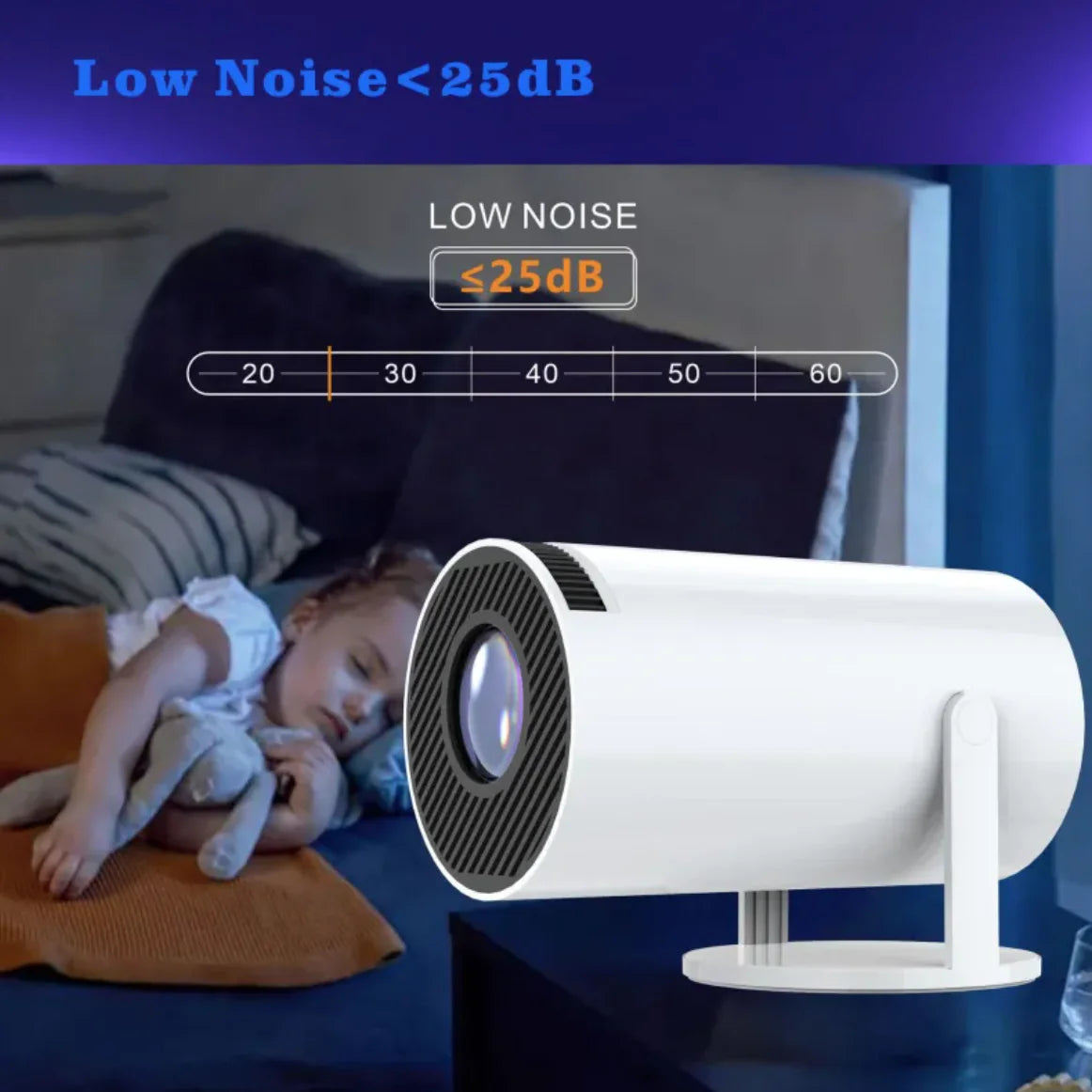 4K Bluetooth Mini Projector